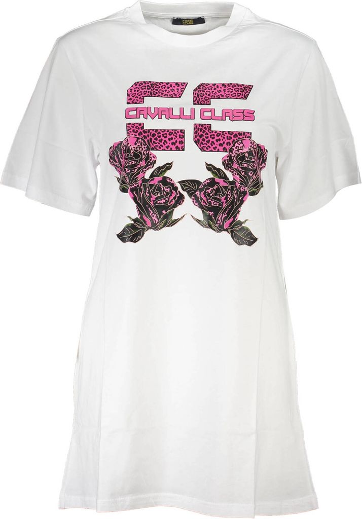 Cavalli Class Damen KLEID Weiß QXT10CJD060_B63F80D_BIANCO0005 : Größe - M Größe: M
