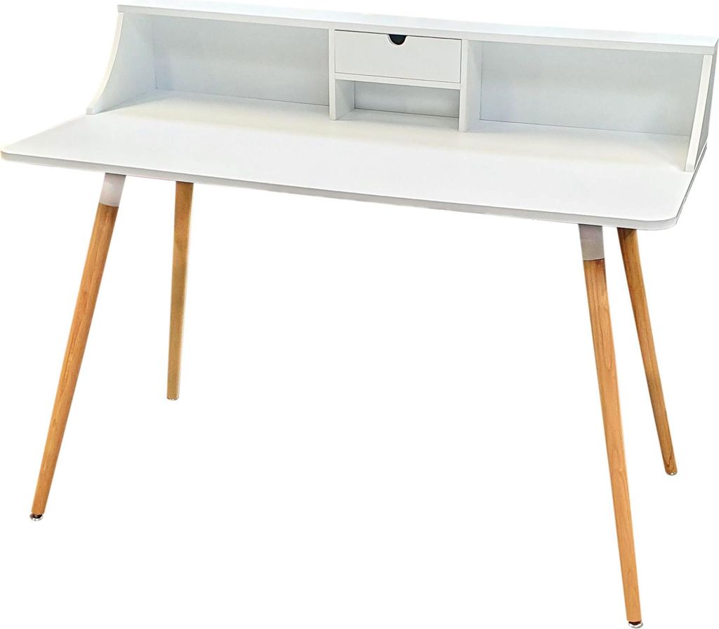 Kinderschreibtisch Computertisch Schulschreibtisch 120 cm Weiß