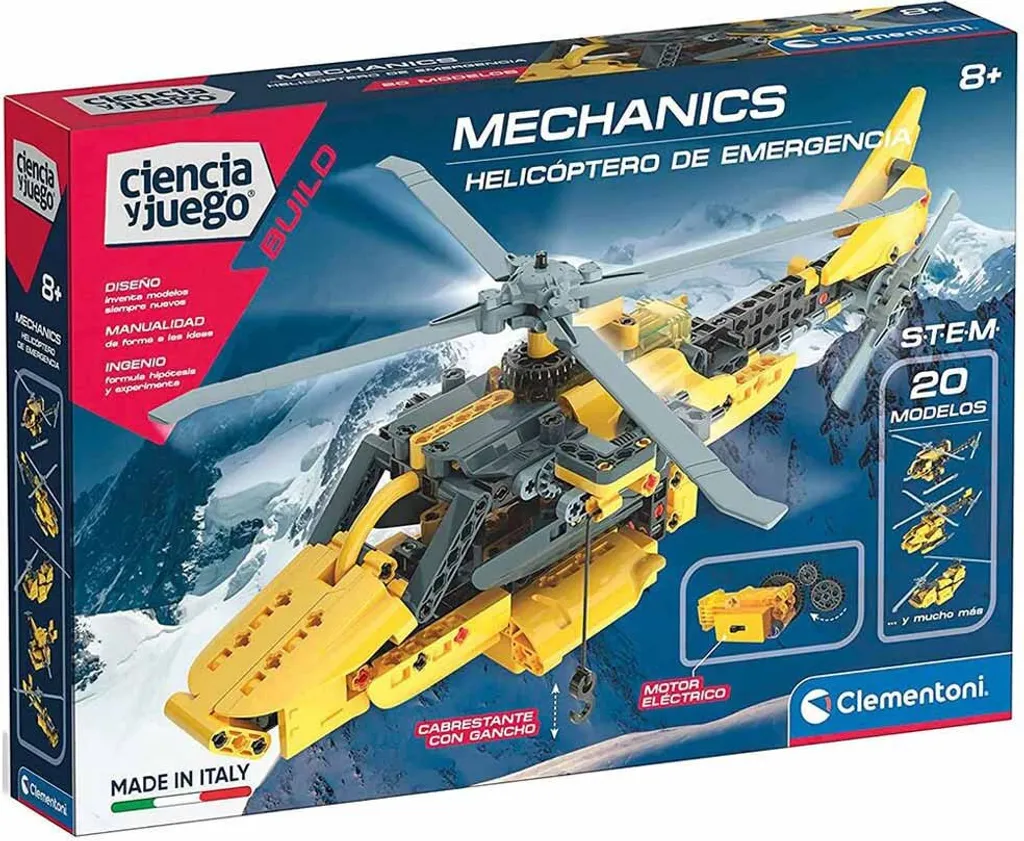 Jeu de Construction Scientifique STEM Clementoni 55422 Kit Mécanique - 9