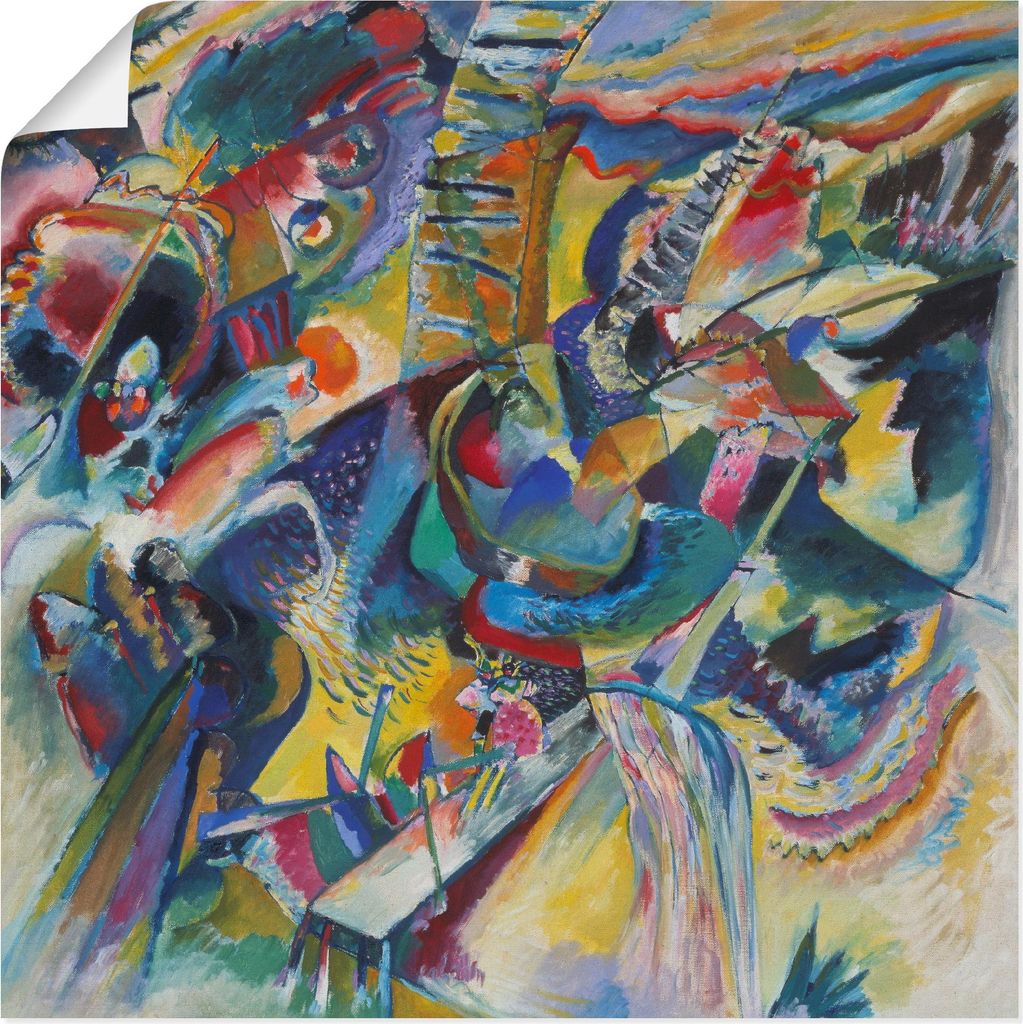 ARTland Poster Improvisation Klamm. 1914 Größe: 40x40 cm