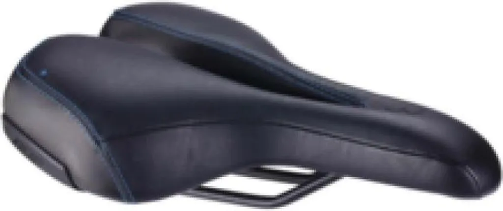 Selle de vélo de ville et trekking BBB BSD-114 ComfortPlus en cuir noir