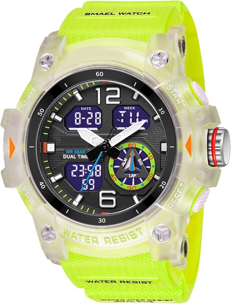 findtime Militär Herrenuhr Digital Analog, 5ATM Produktbild 