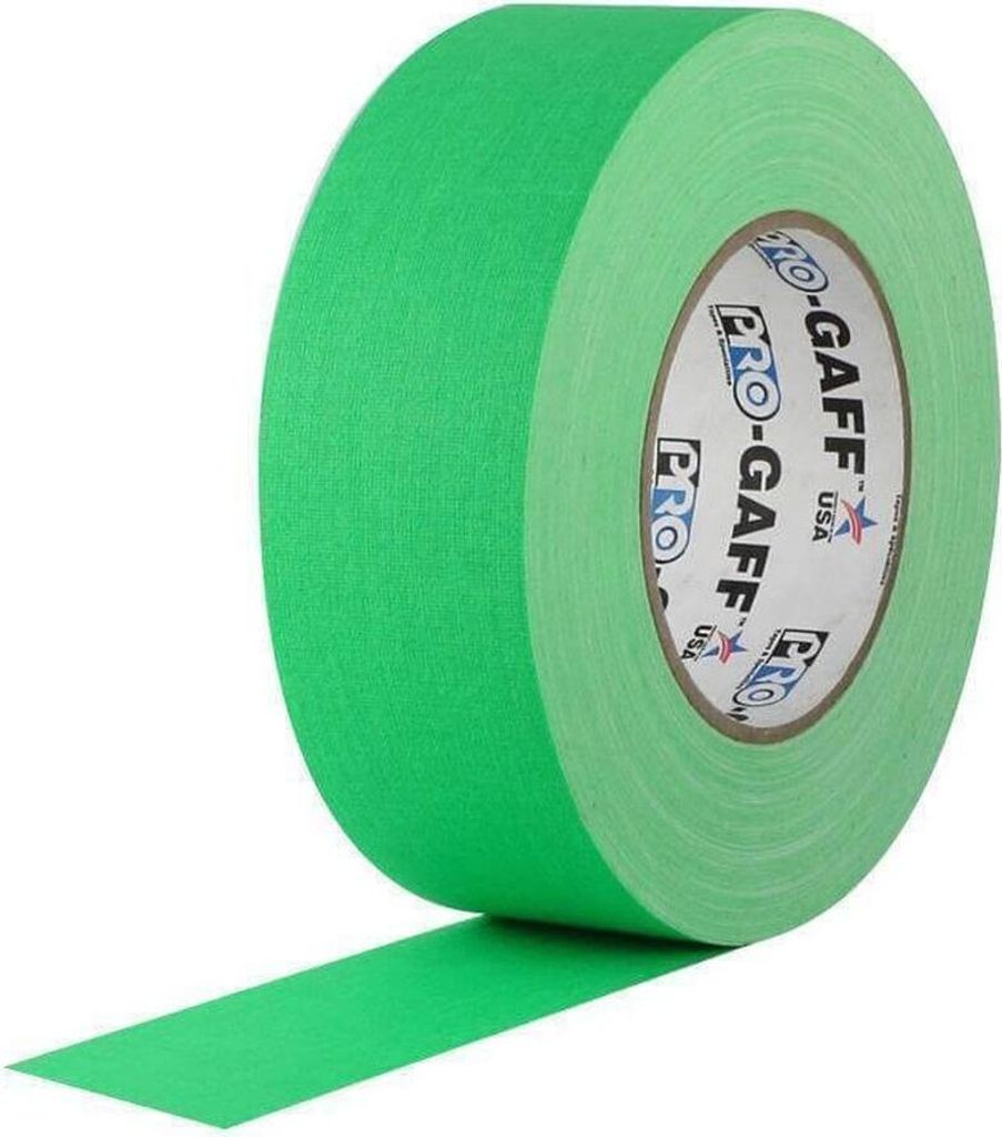 Pro Gaff Neon Gewebeband 25mm x 23m, Hell-Grün