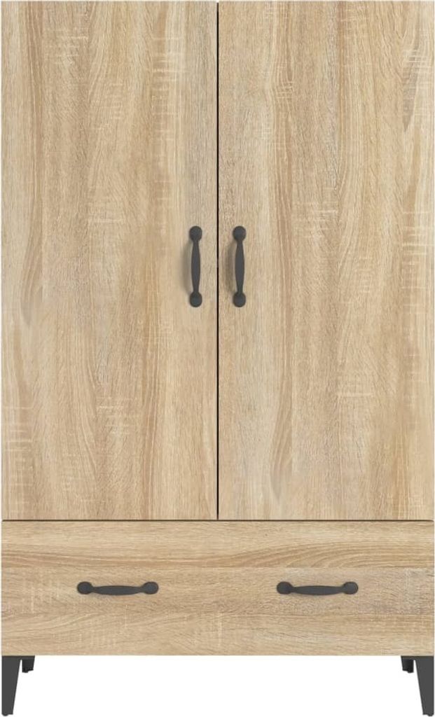 vidaXL Highboard in Rovere Artigianale 45x42.5x185 cm Legno ingegnerizzato
