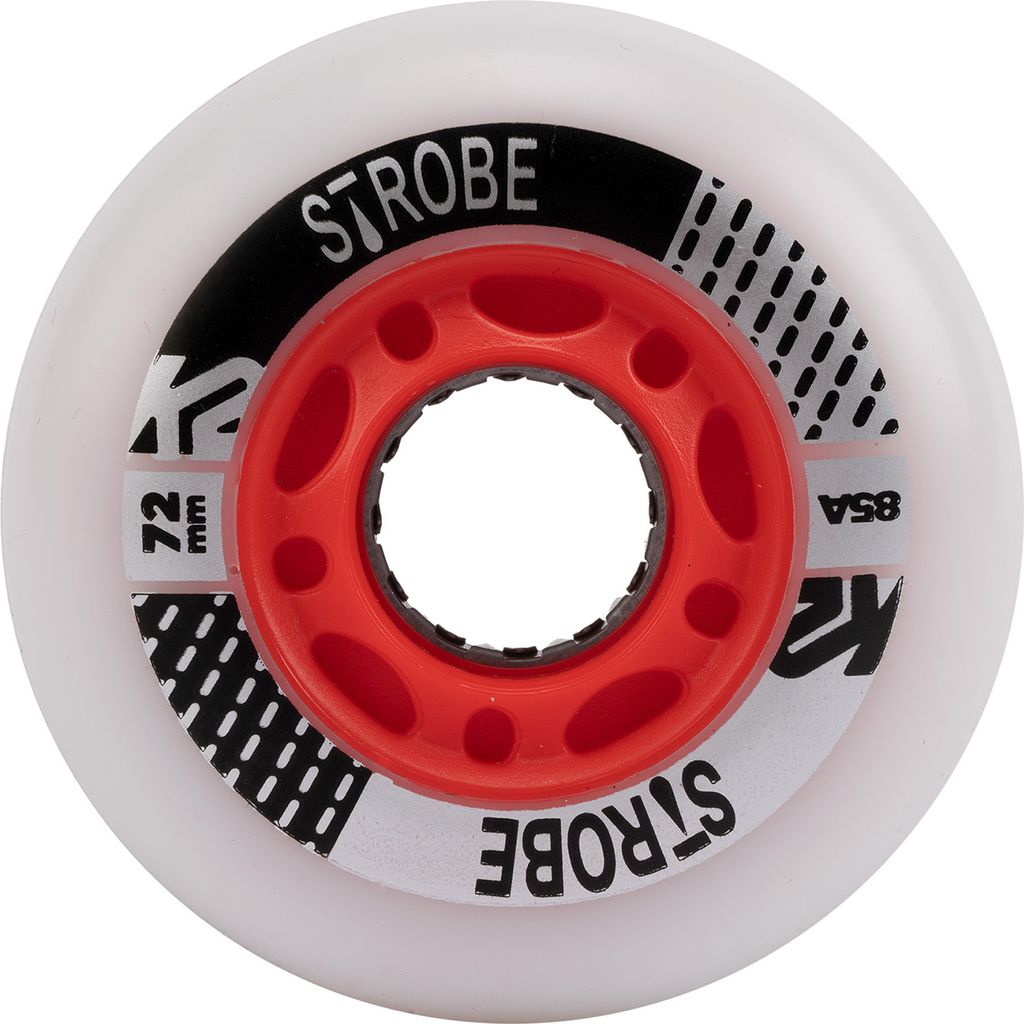 K2 Skates STROBE 72MM - 2 PACK LIGHT Rollen Unisex weiß Größe: 1SIZ