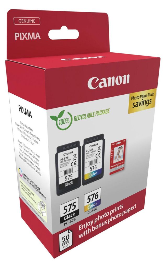 Inkoustová kazeta PG-575/CL-576 + cenově výhodné balení Obrázek produktu 