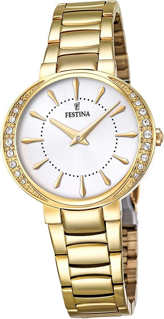 Festina Damenuhr Boyfriend Armbanduhr Edelstahl silber D2UF20687/1