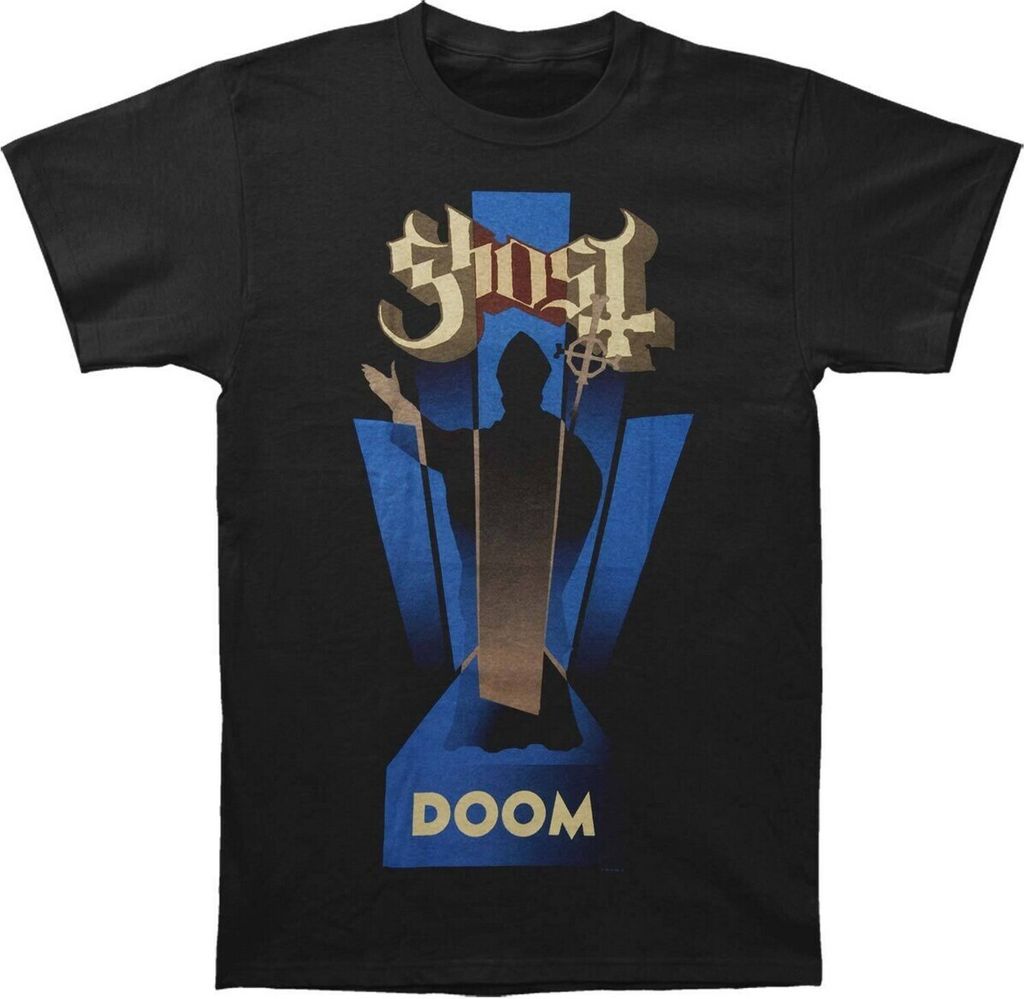 Ghost - "Doom" T-Shirt für Herren/Damen Uni RO366 (XXL) (Schwarz)
