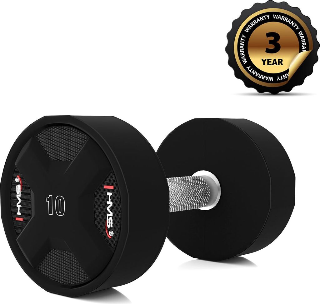 10 kg Polyurethan-Hantel für Krafttraining