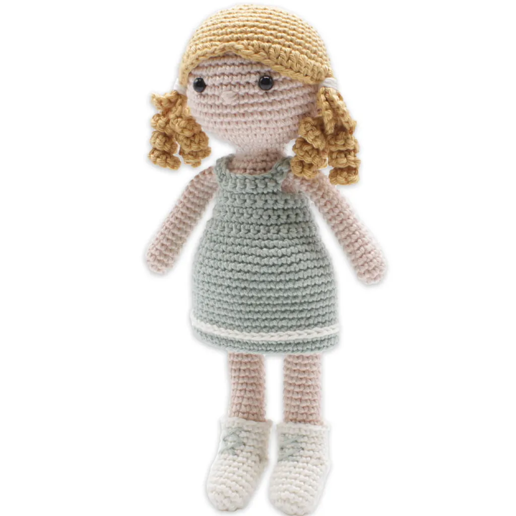 Kit Crochet Amigurumi Hardicraft Fille Britt 23cm en Coton HC-40SM096
