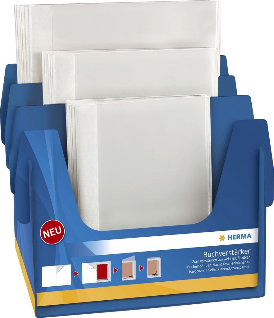 HERMA 14260 10x okładki na książki BASIC przezroczyste 54,0 Zdjęcie produktu