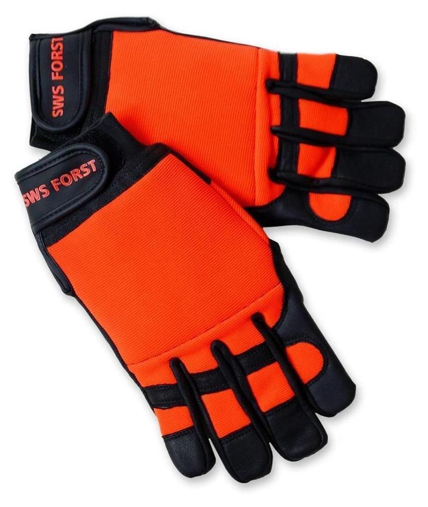 SWS Forst Schnittschutzhandschuh Forsthandschuh aus Leder Klasse 1 Gr. S-XL L
