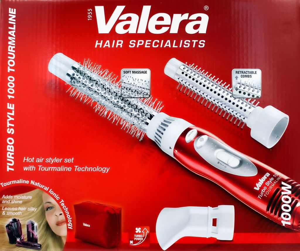 Valera Turbo Style Curling Haartrockner 1000W Turmalin Produktbild 