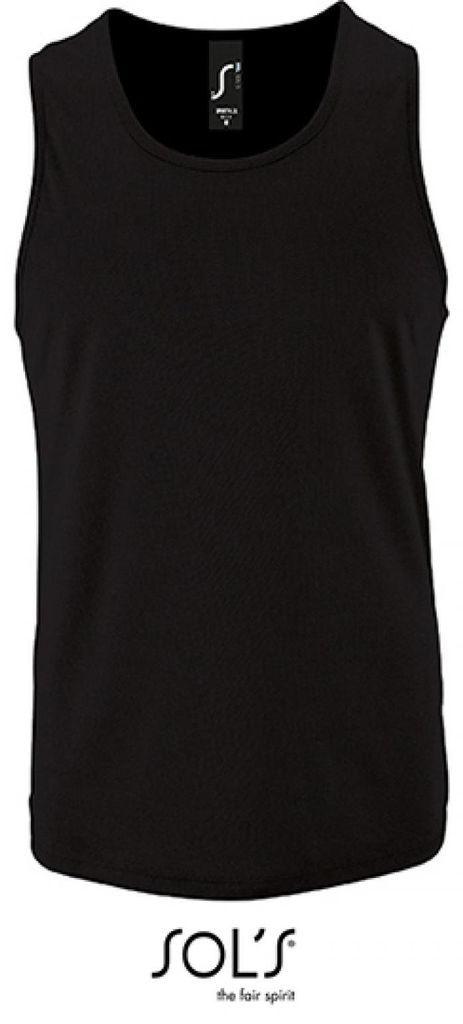 SOLs 02073 | Herren Sports Tank Top Sporty - Farbe: Black - Größe: XL