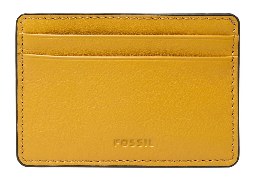 Porte-cartes Fossil Steven fin en cuir : fini les poches déformées !