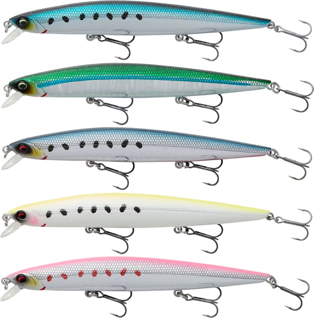 Savage Gear Sea Bass Minnow 12cm 12,5g Floating - Wobbler, Farbe:Red Belly Sardine