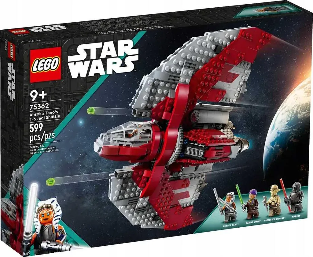Jeu de Construction LEGO Star Wars 75362 Navette Jedi T-6 Ahsoka Tano