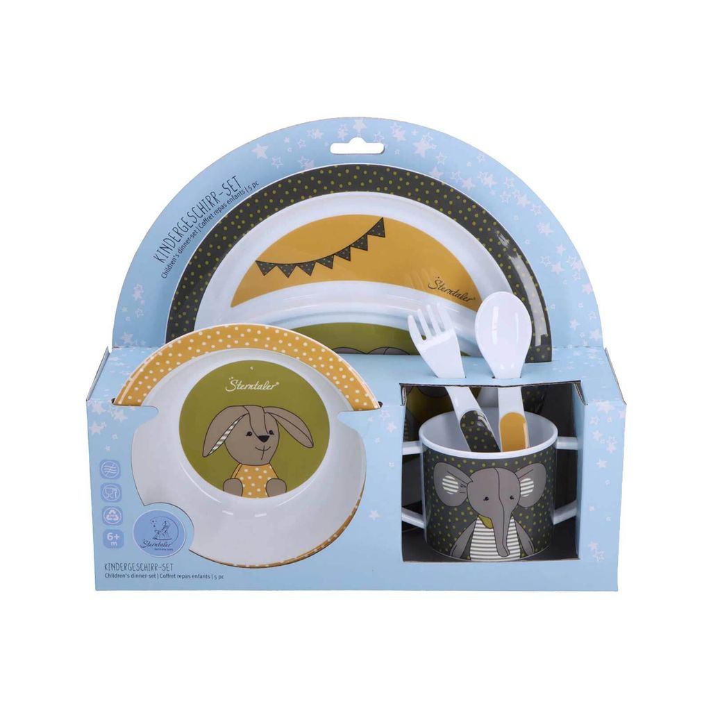 Sterntaler Kindergeschirr-Set Eddy+Happy