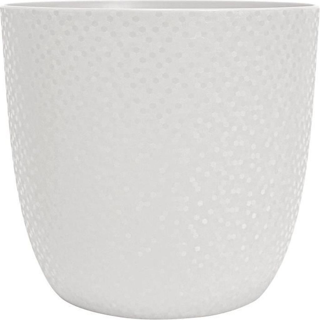 Pflanztopf 14,8 Ø 29,5 x 27,1 cm - Elfenbeinweiß