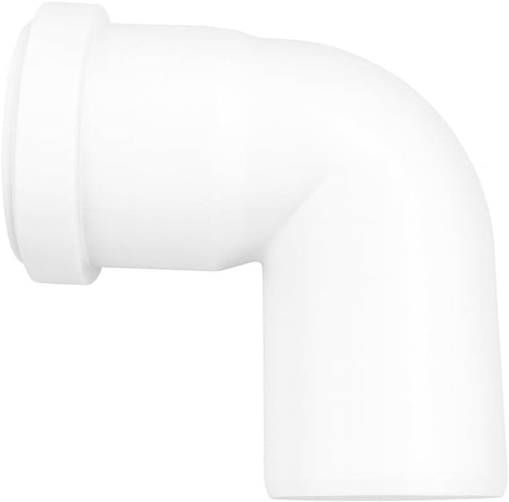 HT Bogen DN 32/90 87° weiß PP Kunststoff | mit Dichtung | Produktbild 