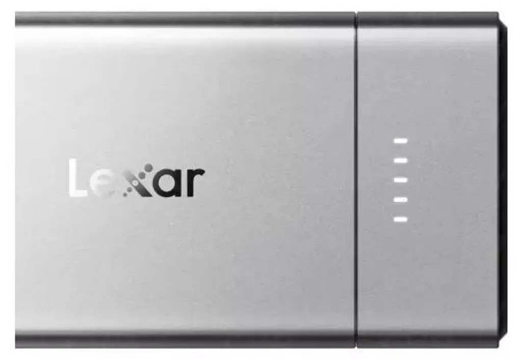 Station Lexar Workflow Go boîtier portable 2 modules avec port USB-C