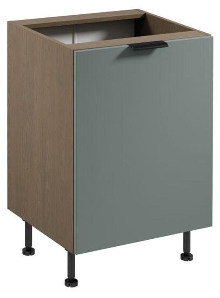 Küchenunterschrank Küchenschrank Unterschrank Holzschrank Braun-Grau