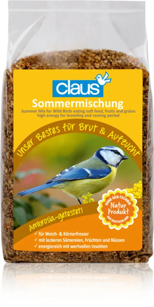 Miscela Claus Summer Mix 700g - Integratore Proteico per Volatili Europei
