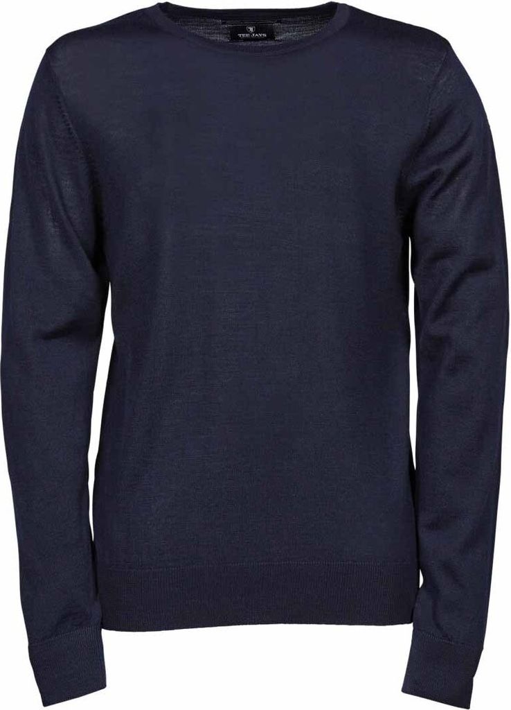Tee Jays Herren Sweatshirt / Pullover mit Rundhalsausschnitt BC3827 (XL) (Marine blau)