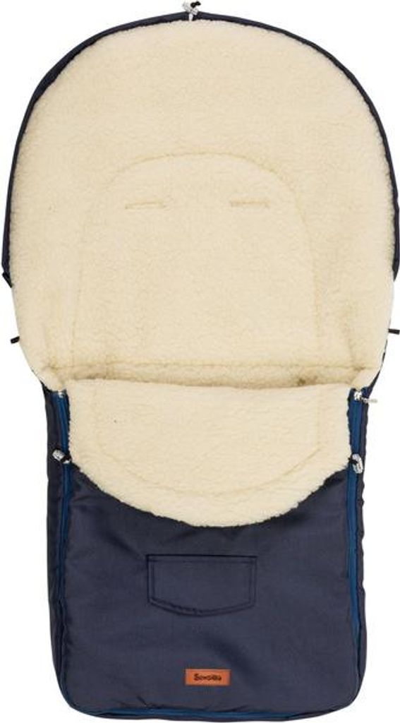 SENSILLO Wintervoetenzak voor kinderwagen/buggy - 95x40cm - Productafbeelding 