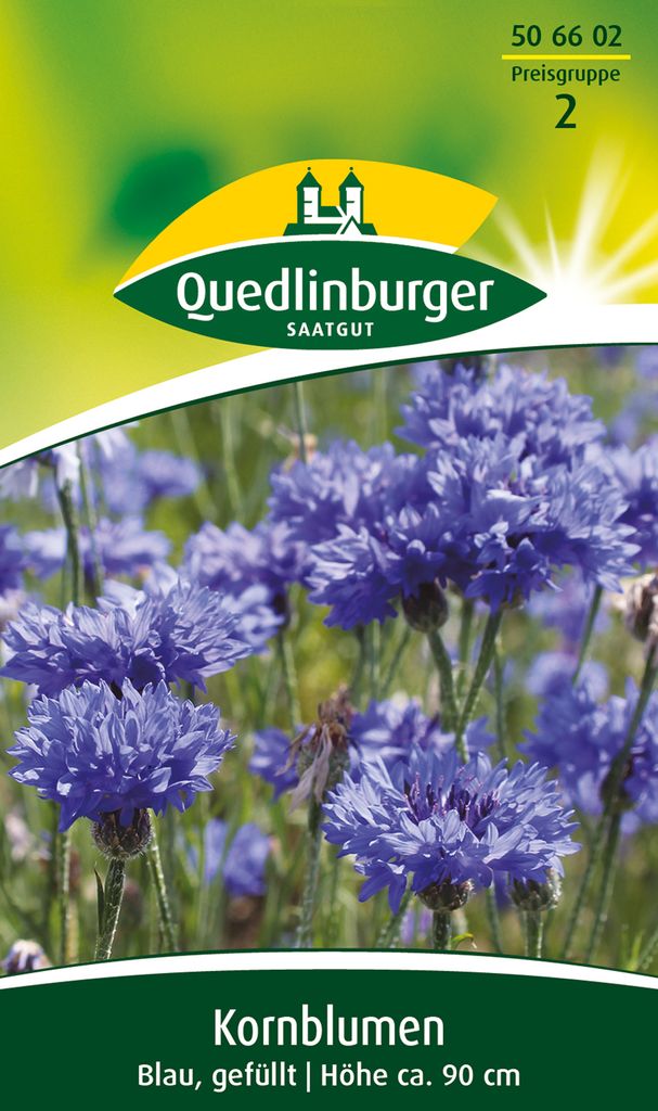 Quedlinburger Saatgut - Kornblume Blau gefüllt - Samen - 506602