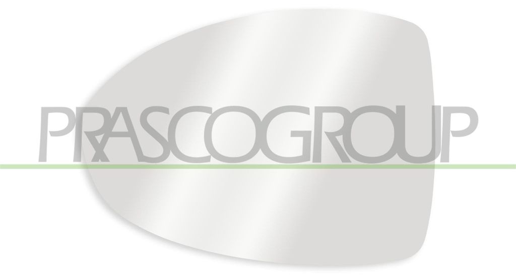 PRASCO Spiegelglas Außenspiegel Links für FIAT 500 (312) Beheizbar Konvex FT0347514