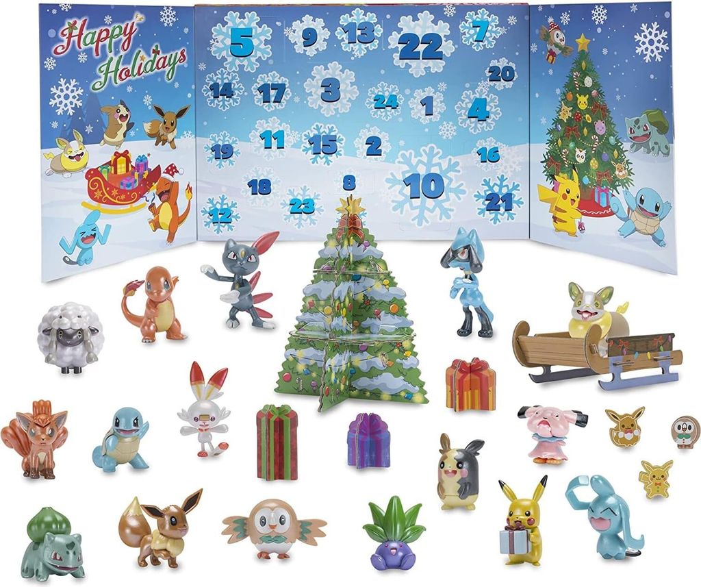 Pokémon - Adventskalender Pikachu Figuren Holiday Calender Produktbild 18