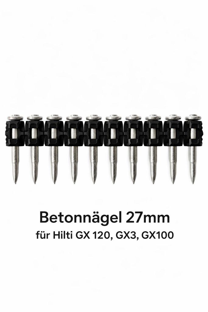 Betonnägel für HILTI GX 120, GX 3, GX100 - 27mm, 1000 Stück Produktbild 