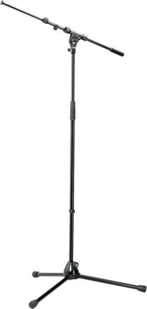 Pied de micro stable K&M 210-9 anti-glissement avec housse incluse - 2