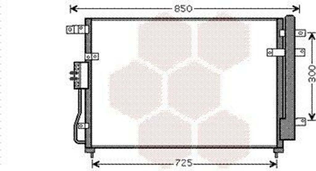 VAN WEZEL 83005111 Kondensator Klimaanlage Klimakondensator für KIA CARNIVAL / GRAND CARNIVAL III (VQ) +Trockner