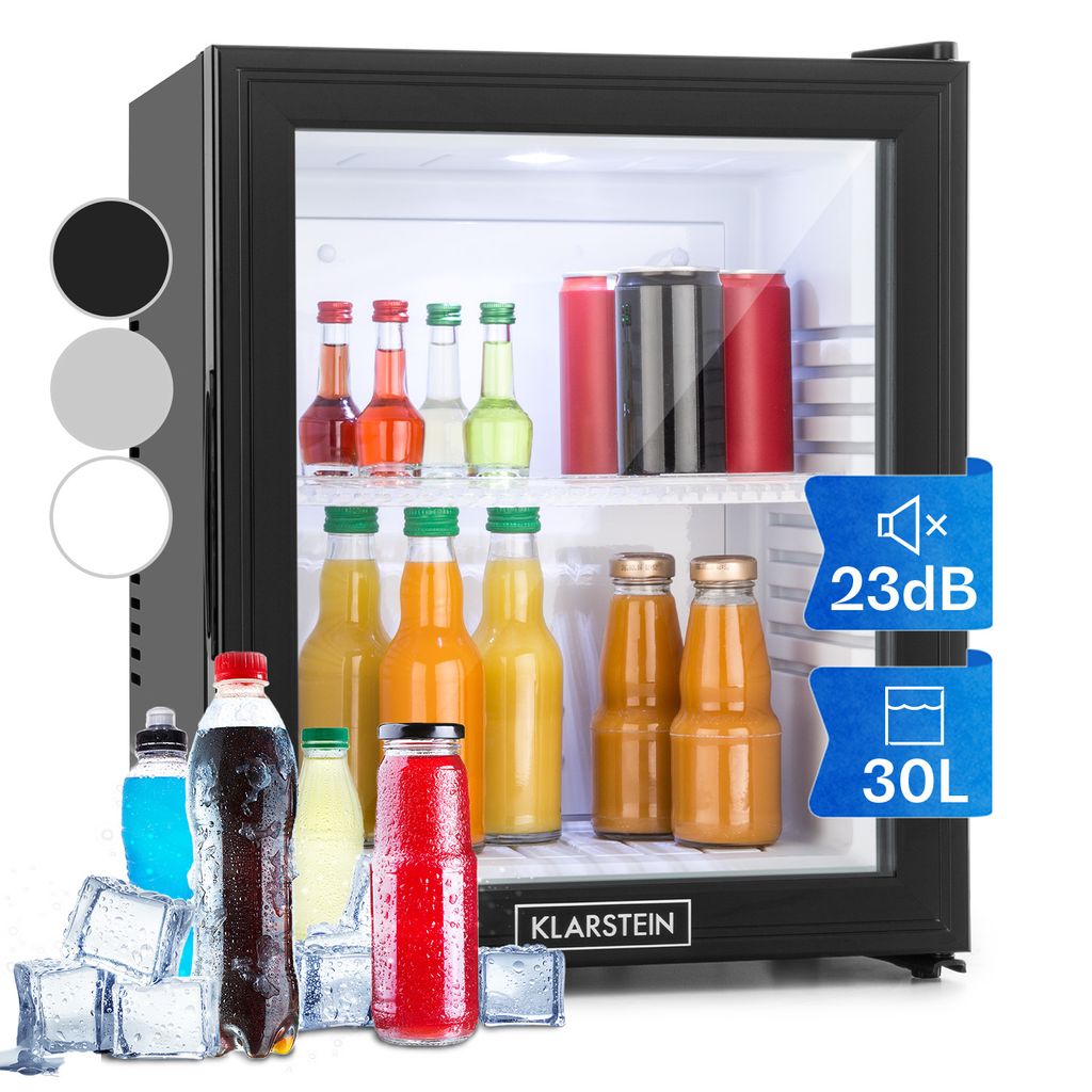 Mini Bar / Kosmetik Kühlschrank Schwarz 30L