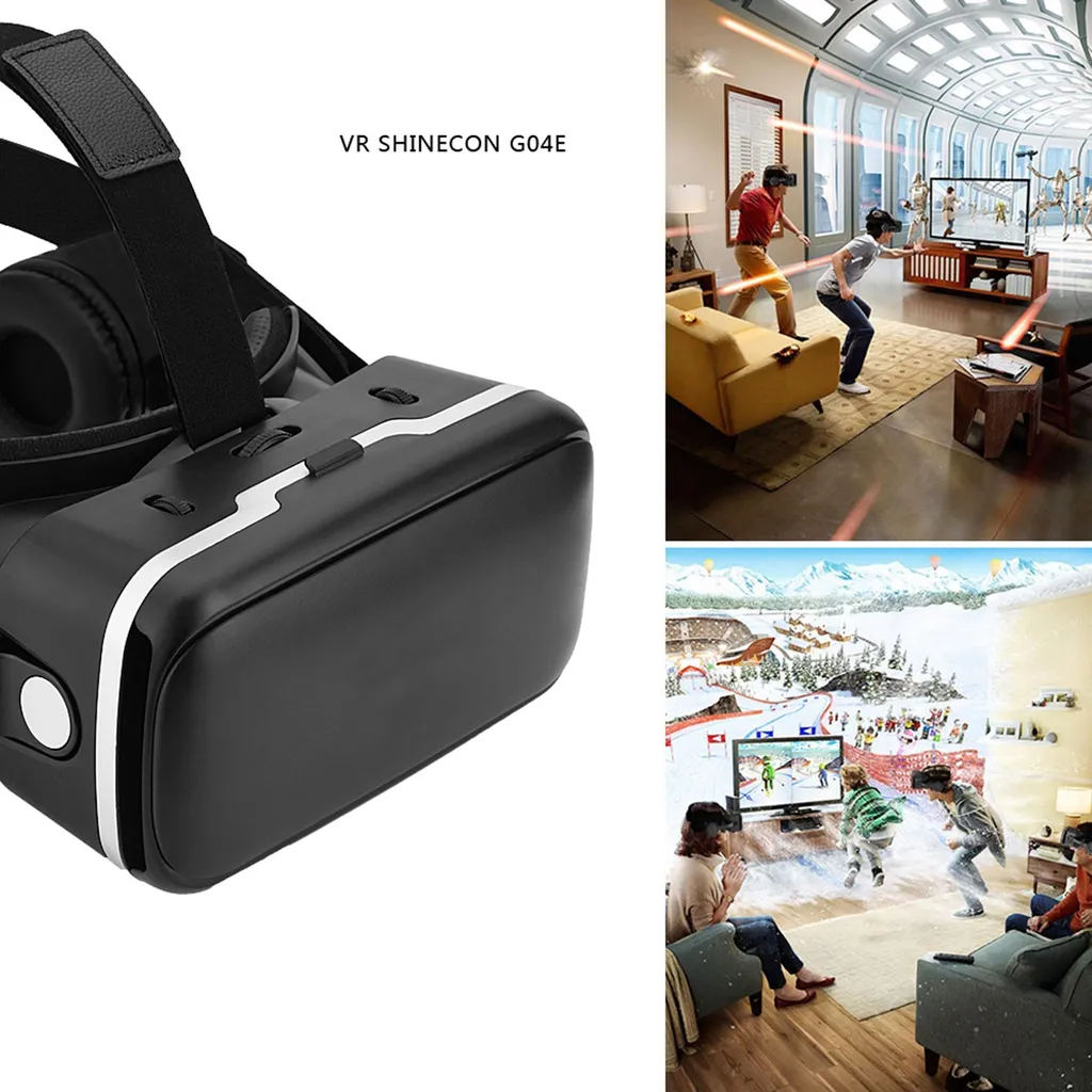 Casque VR de réalité virtuelle professionnel avec lentilles optiques HD