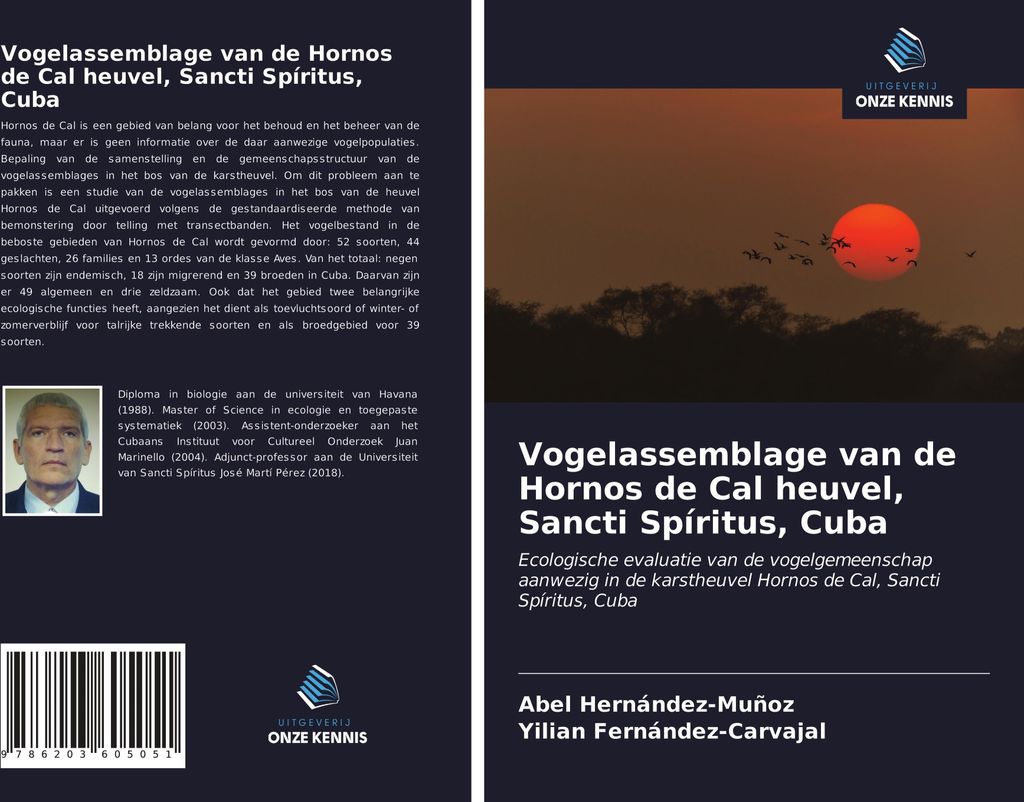 Vogelassemblage van de Hornos de Cal heuvel, Sancti Spíritus, Cuba