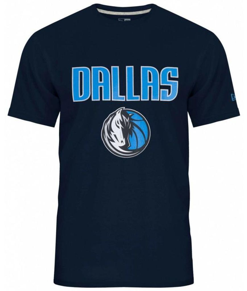 T-Shirt NBA Dallas Mavericks New Era Team logo Bleu marine Image du produit 