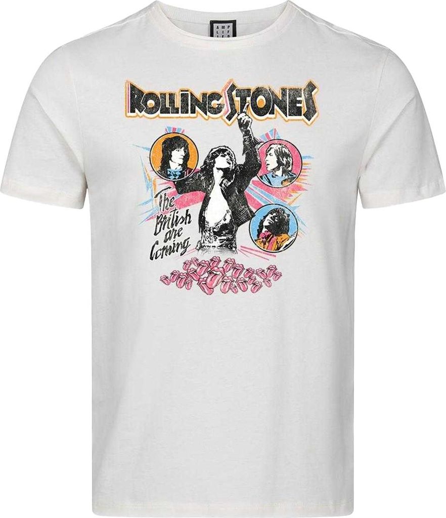Amplified - "British Are Coming" T-Shirt für Herren/Damen Uni GD4243 (XL) (Altweiß)