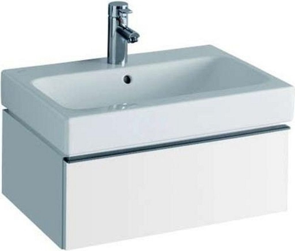 GE iCon Waschtisch, 60x48,5cm m. Hl., m. Ül., weiß