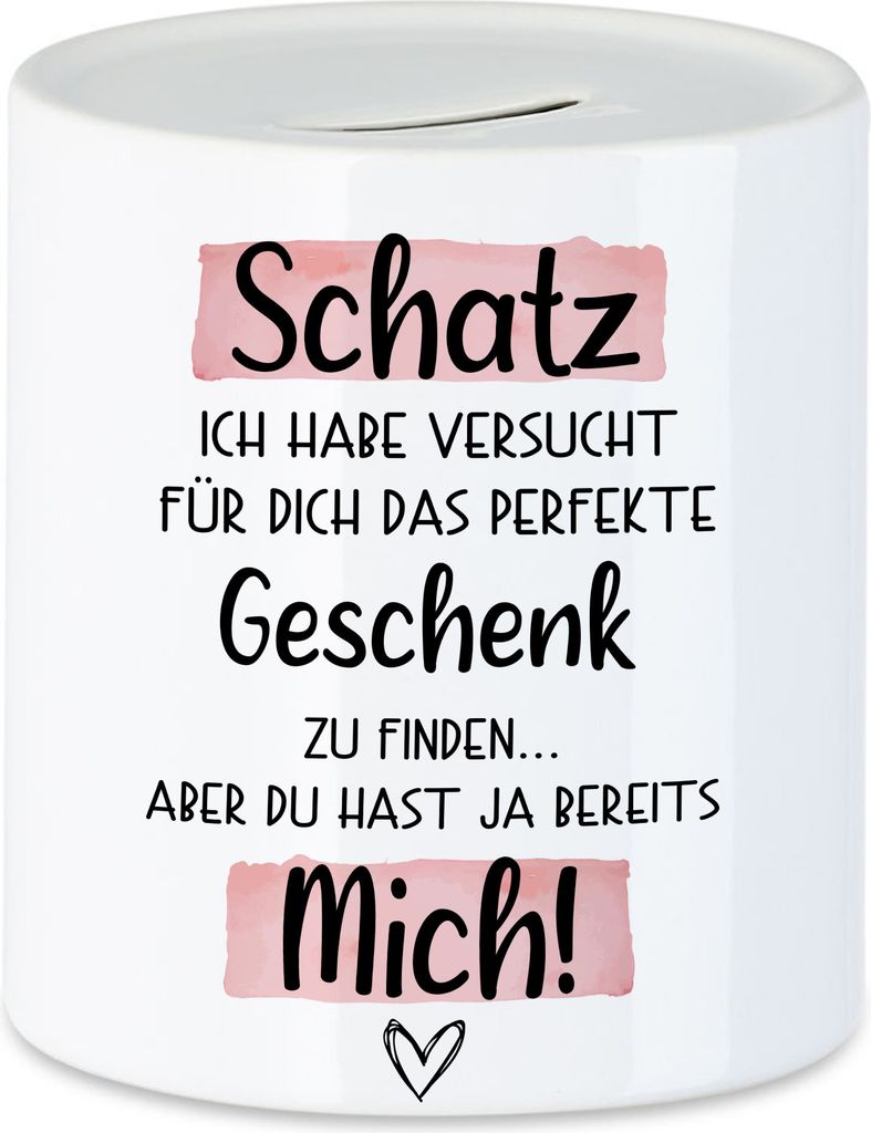 Schatz Geschenk Spardose Mit Spruch Ehefrau Freundin Partnerin Humor Sarkasmus Geschenkidee