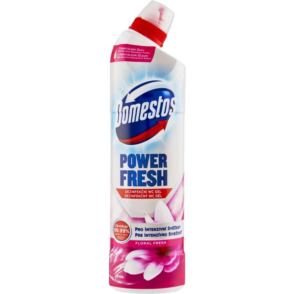 Domestos WC-Gel Power Fresh Floral Fresh, 700 ml Produktbild 