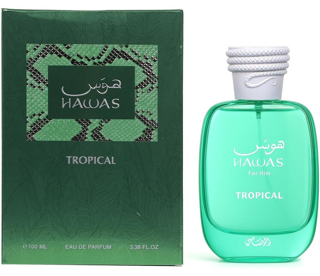 Rasasi Hawas Tropical Eau de Parfum, 100 ml (voor heren) Productafbeelding 