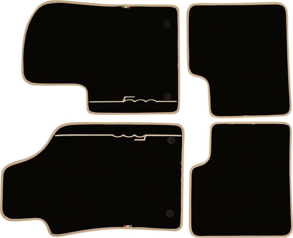 Original Fiat Fußmatten Textilmatten Velour schwarz Fiat Produktbild 