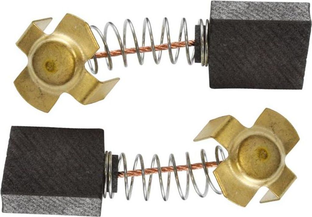 2x Kohlebürsten für Hitachi/Hikoki 6,3 x 17 x 17/20 mm (999003)