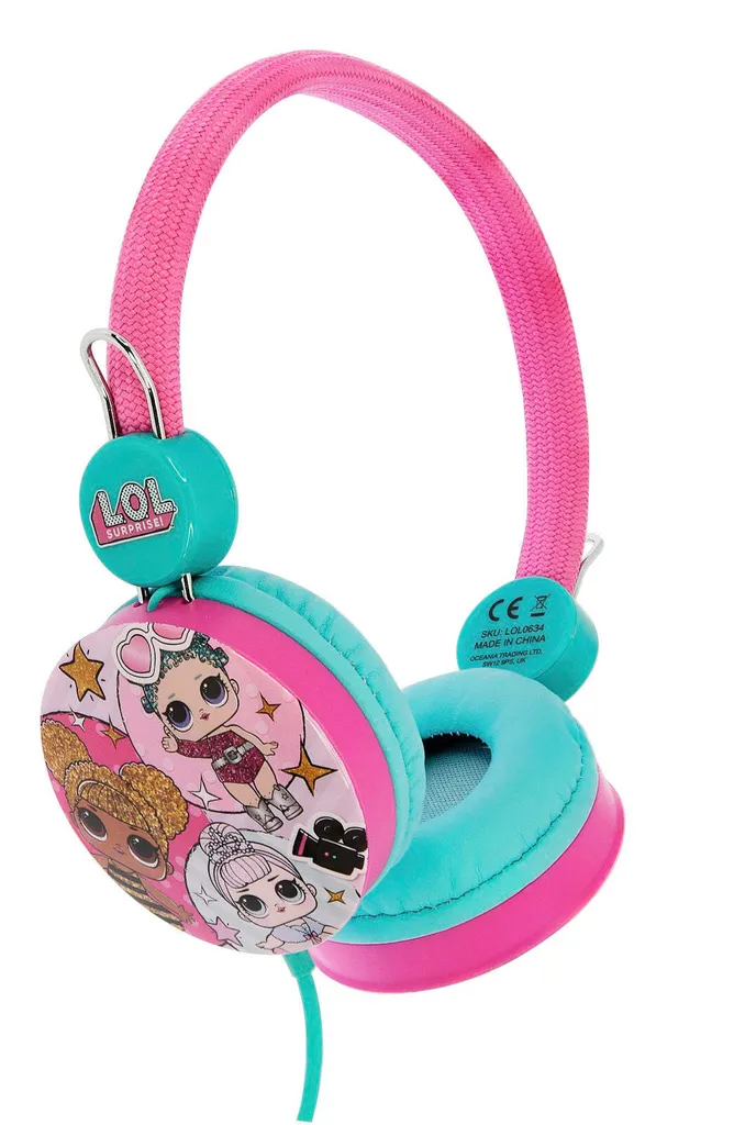 Casque anti-bruit pour oreilles enfant LOL Surprise sûr à 85dB