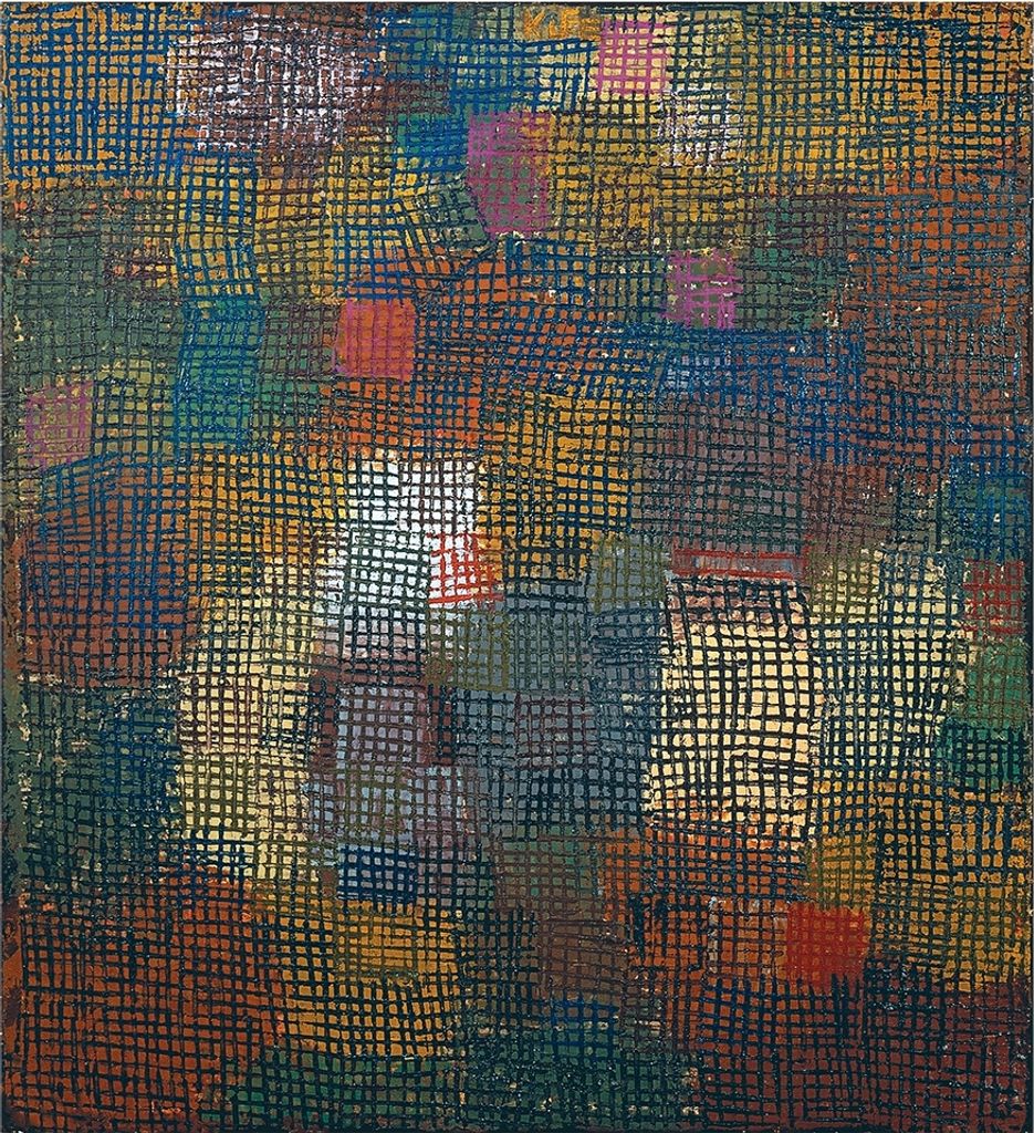 Legendarte - Kunstdruck auf Leinwand - Colors From A Distance - Paul Klee - Wanddeko, Canvas cm. 55x60