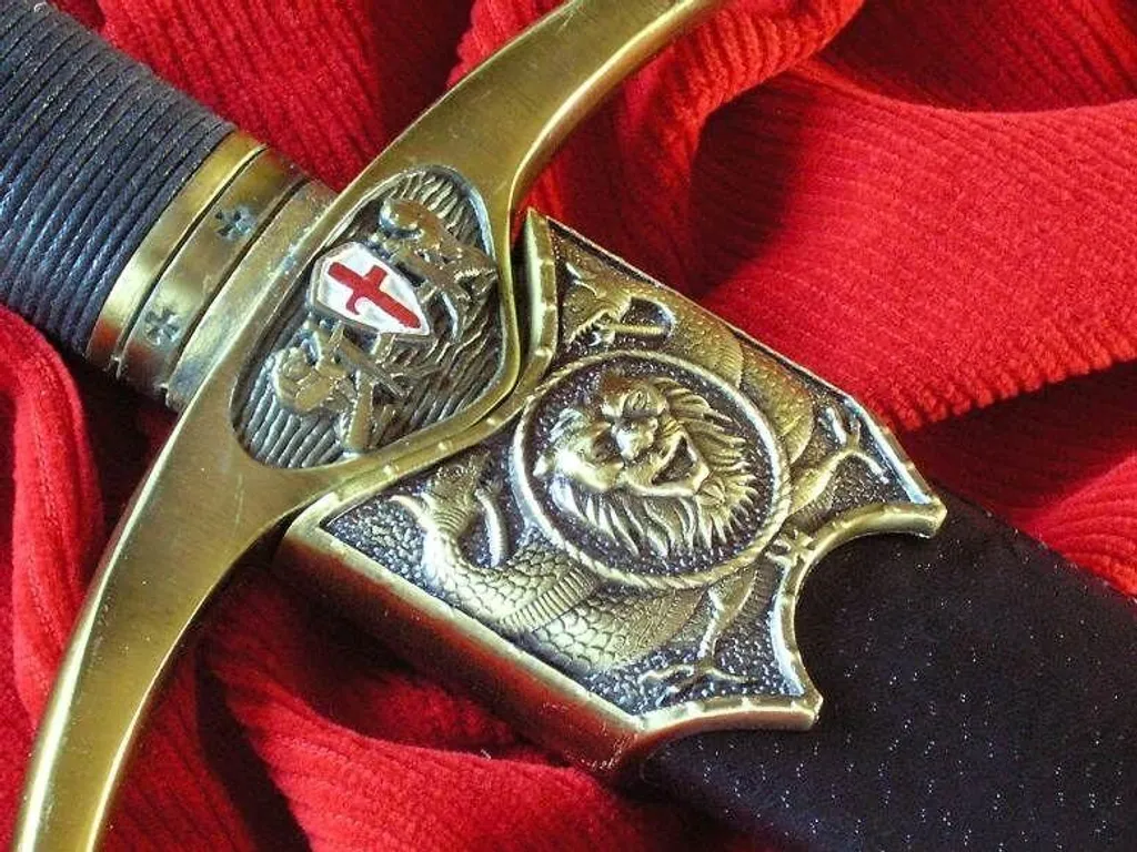 Épée Médiévale Décorative de Style Templier - Objet de Collection Premium