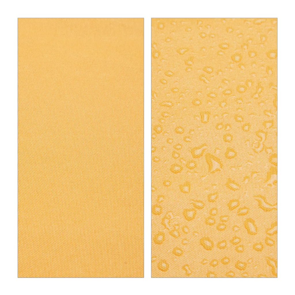 Voile solaire rectangulaire jaune anti-UV avec oeillets de fixation - 8